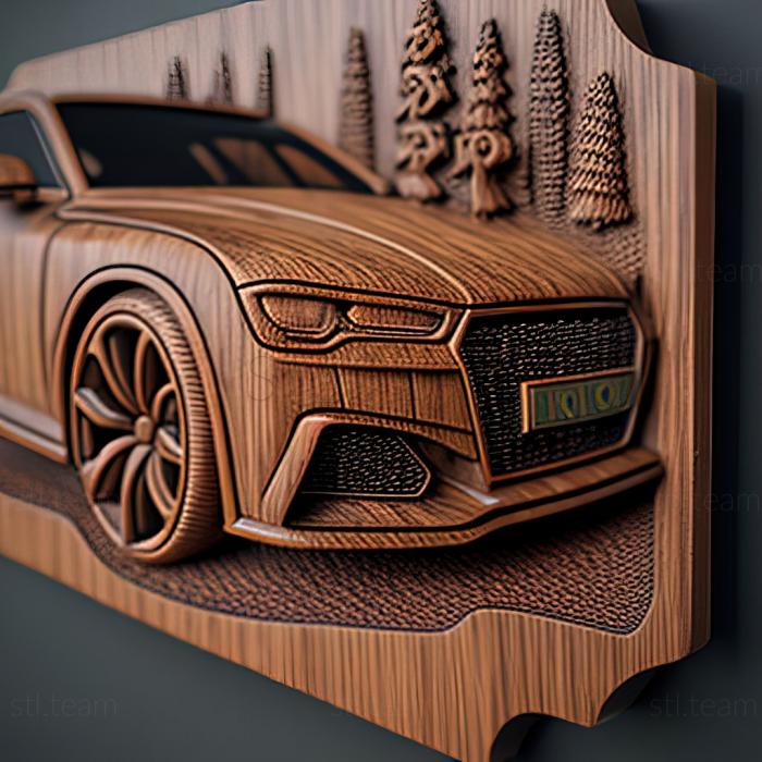 3D модель Audi RS7 (STL)